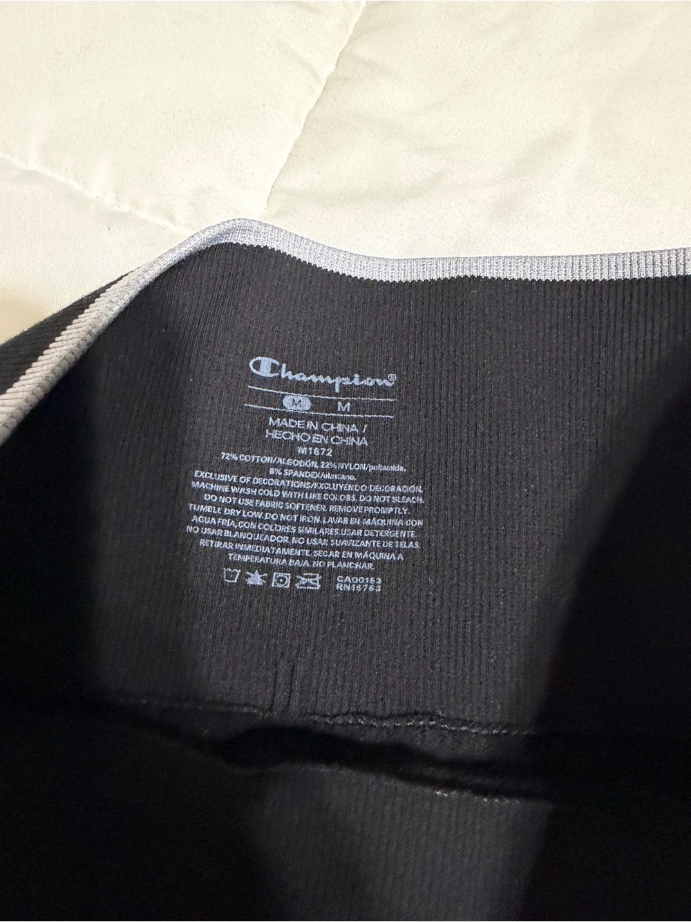Champion Black High-Waist Logo Leggings - Picture 2 of 4
